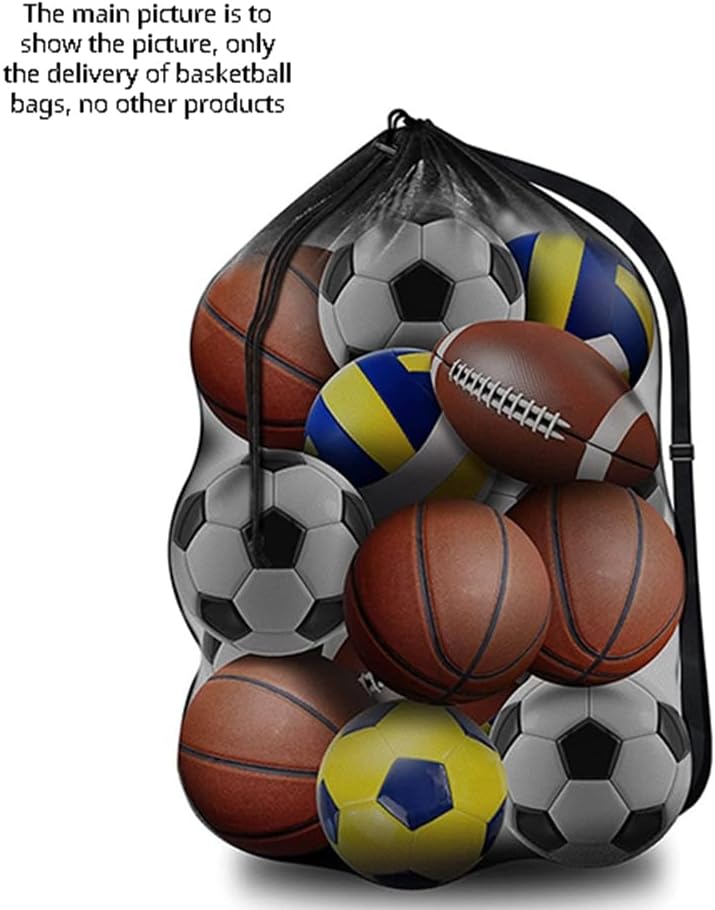 Tdkjfoutr Extra Große Netztasche für Basketball und Volleyball. Wird Zur Aufbewahrung Von Basketball-, Volleyball-, Baseball- und Schwimmausrüstung Verwendet. 5 51NPaWP1o5L. AC SL1001 - antaresshop.de