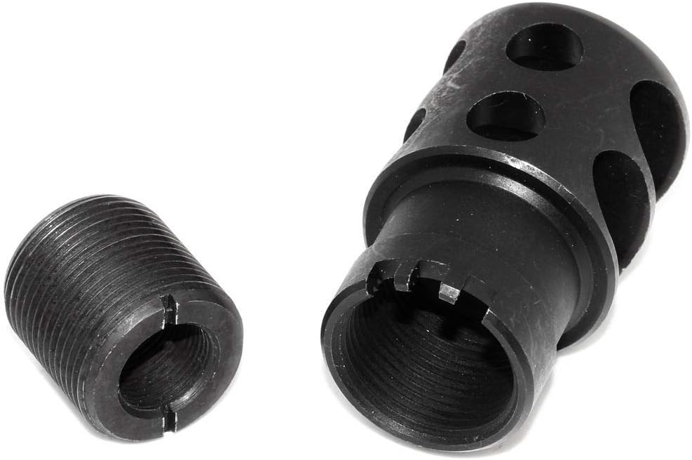 Airsoft Softair 5KU DTK-2 Style Muzzle Brake Mündungsbremse Flash Hider -14mm CCW / +24mm CW Schwarz 3 51VQPTUqj9L. AC SL1024 - antaresshop.de