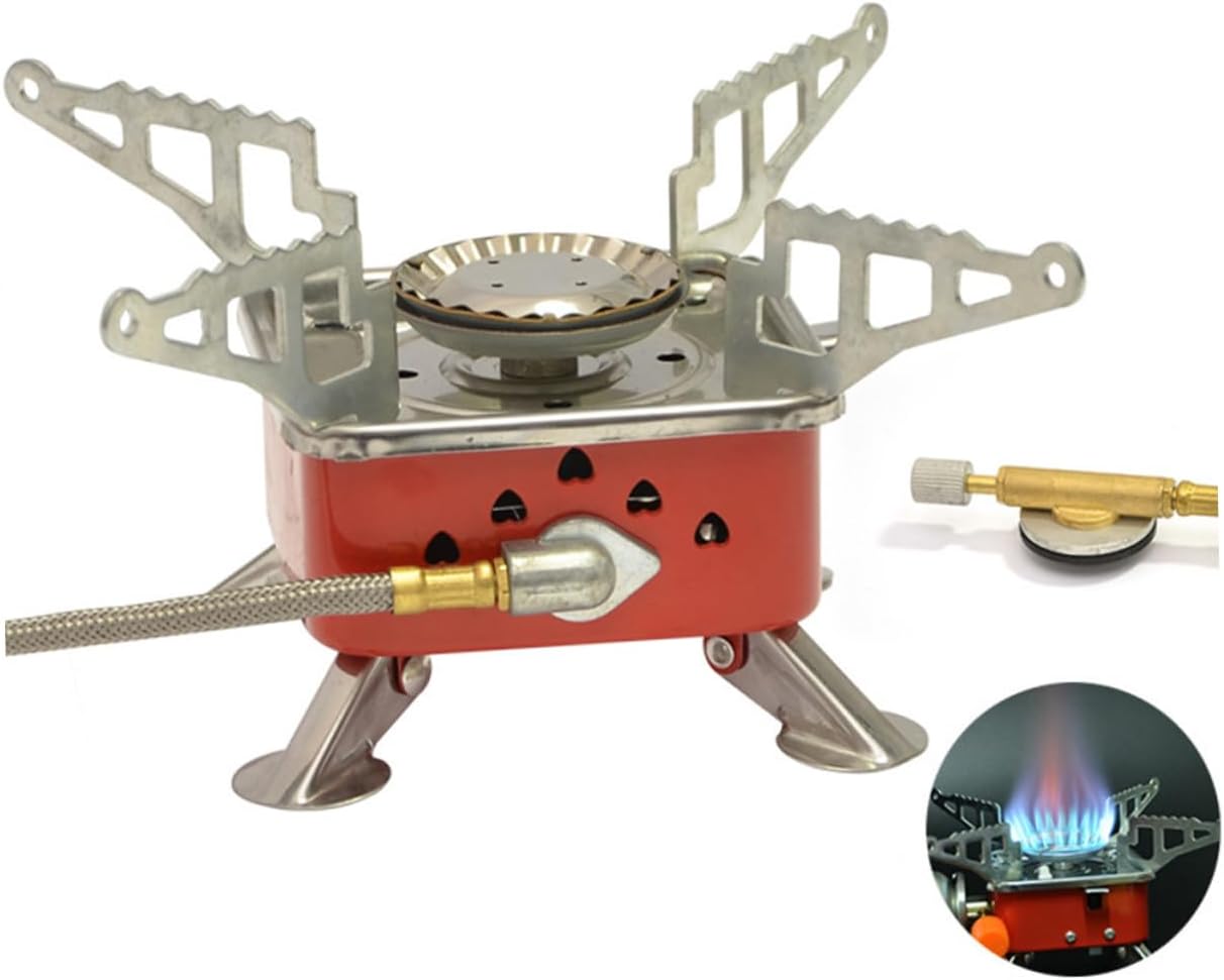 Kisangel Kleiner Wanderkocher Tragbarer Campingkocher für Den Außenbereich Zusammenklappbare Aufbewahrungstasche für Outdoor-aktivitäten 5 51Zqb508qEL. AC SL1223 - antaresshop.de