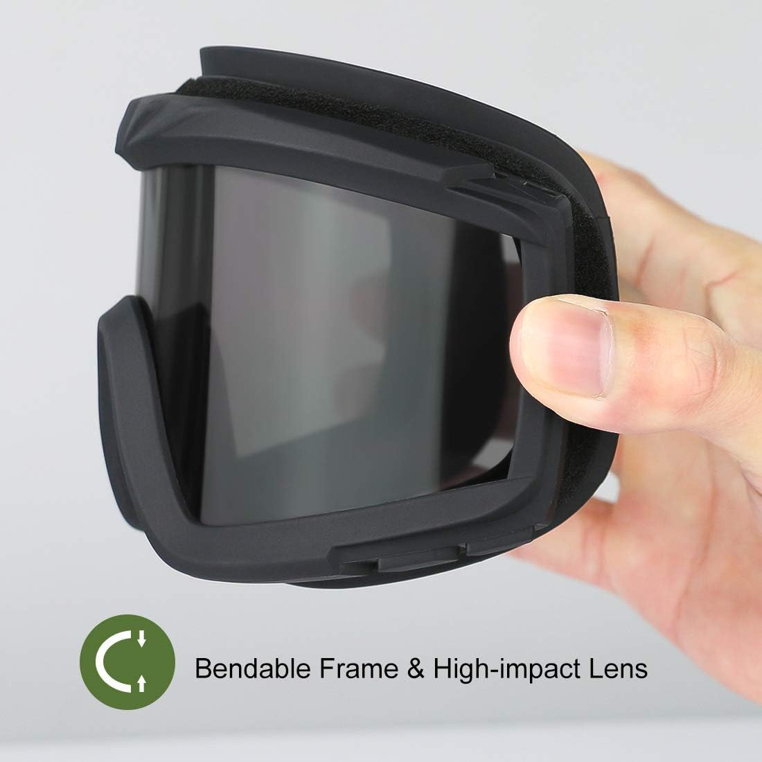 Feyachi Airsoft-Brille Taktische Militär Schutzbrille mit 3 austauschbaren Gläsern UV400-Schutz Schießbrille Anti-Fog-Brille Outdoor Sport Jagd Radfahren Paintball 3 51hkNtcB13L. AC SL1100 - antaresshop.de