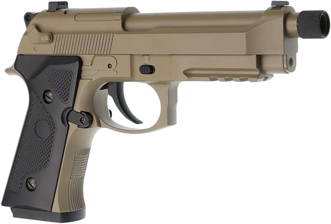 OpTacs Cyma Softair Airsoft Pistole CM132/ M9 AEP MOSFET Version TAN 0,5 Joule Kal. 6mm 4 51mQF9Rx vL. AC SL1500 - antaresshop.de