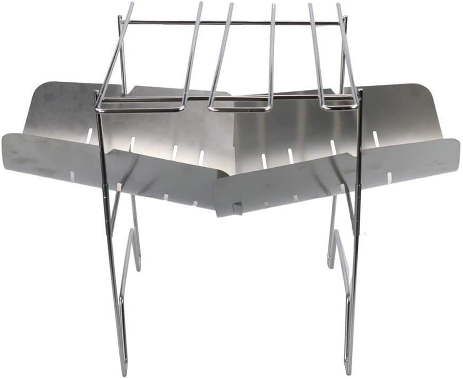 jebyltd Camping Holzofen Grill Faltbarer Edelstahl Brennholz Buring Ofen für BBQ Camping Zubehör für Kinder Real 4 51o ELUttiL. AC SL1024 - antaresshop.de