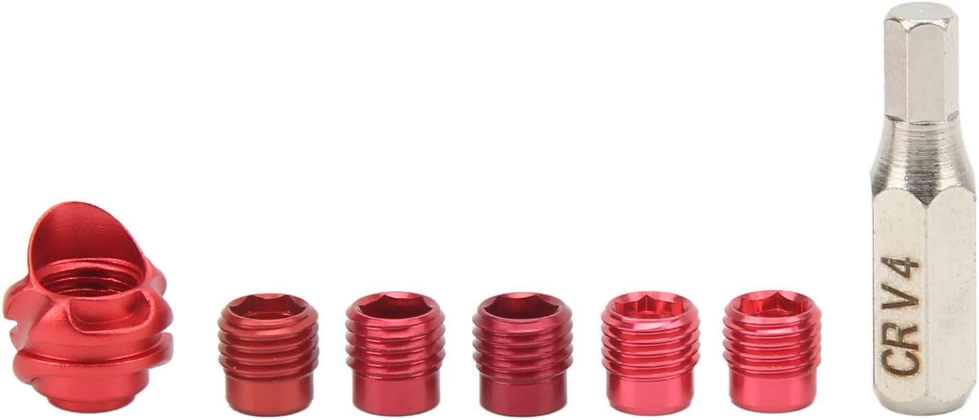 HEEPDD Peep Leichter und Langlebiger, Austauschbarer Innenkern mit CNC-gefrästem Hood Cover Kit für das Schießen (Rot) 6 - antaresshop.de