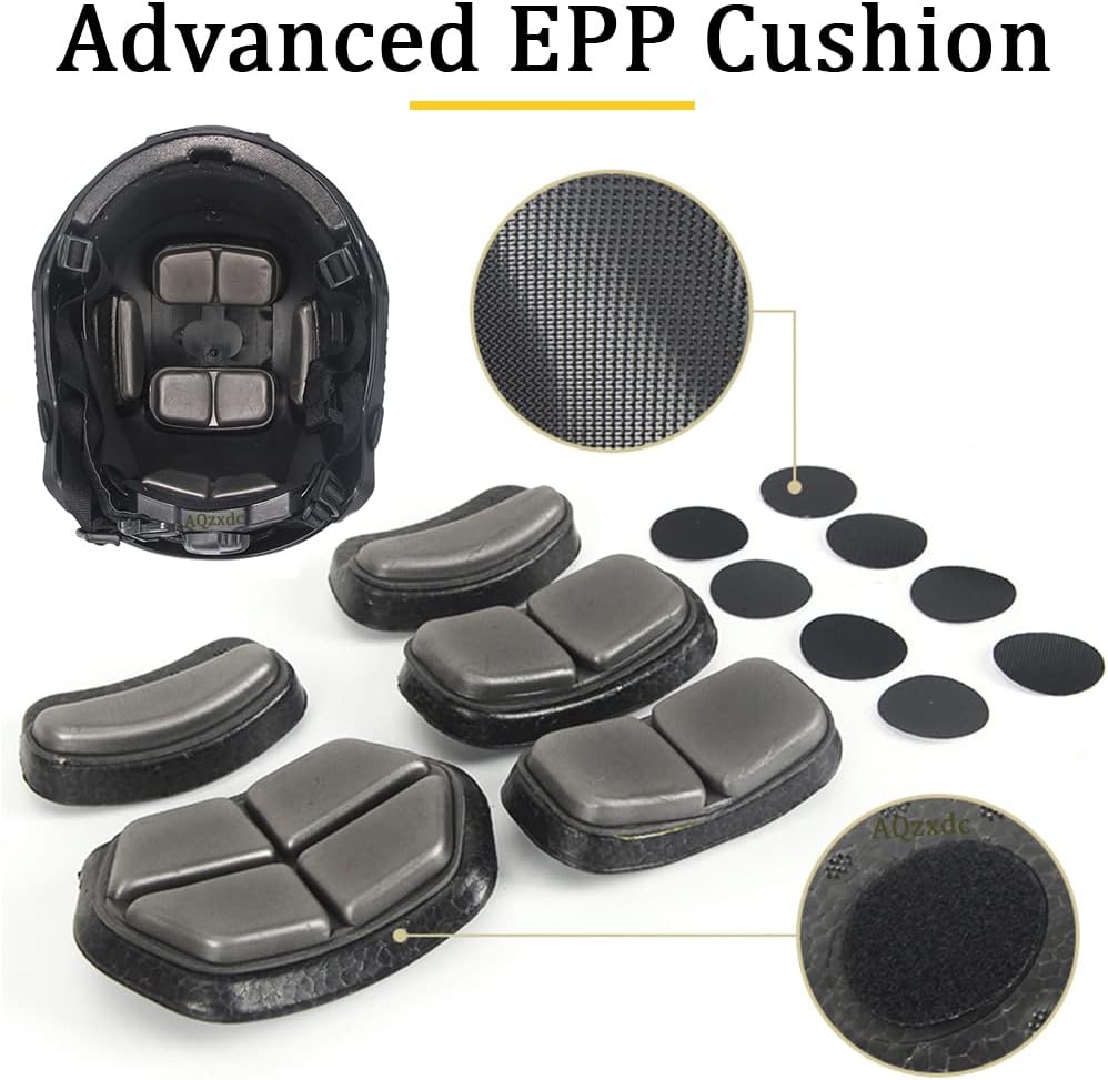Airsoft Helm mit Schutzbrille und Visier Set, Full-Wrap Military Paintball Schutz Kombination, Visier 90°Verstellbar, für Outdoor-Jagd, CQB Schießen, BBS 6 617mAHOKB5L. AC SL1001 - antaresshop.de