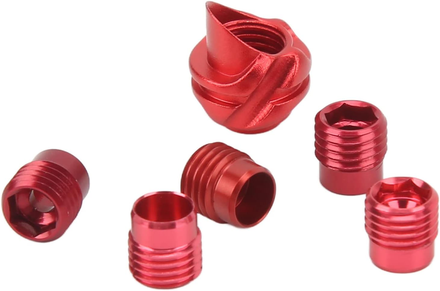 HEEPDD Peep Leichter und Langlebiger, Austauschbarer Innenkern mit CNC-gefrästem Hood Cover Kit für das Schießen (Rot) 1 618tdOpyfPL. AC SL1500 - antaresshop.de