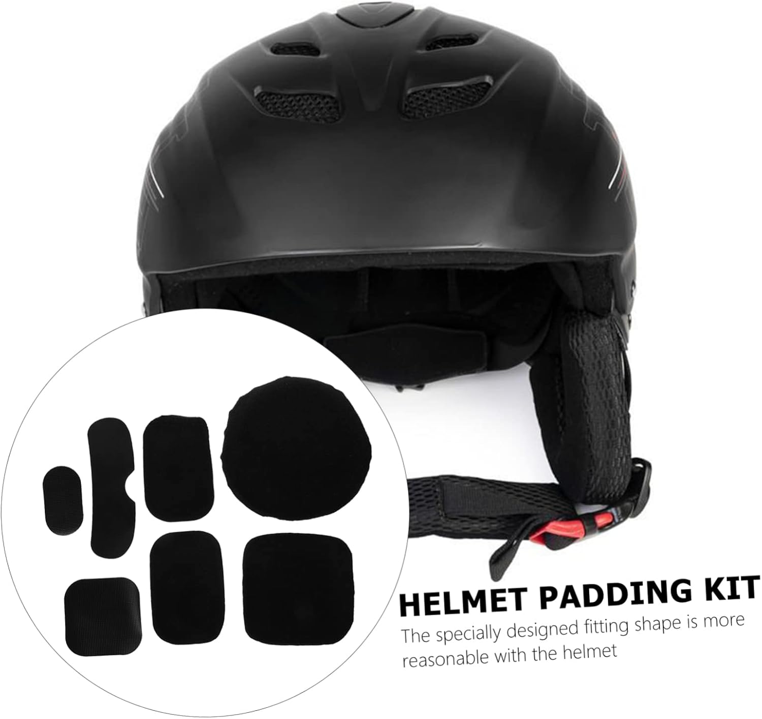 Helmpolster Helmet saufhelm Outdoor Equipment Motorcycle Accessories Accessories Motorrad Schaum Polsterung Pads Schwarz Helm-Innenpolster Helmfutterschwamm Black 5 61U5hDbeJHL. AC SL1500 - antaresshop.de