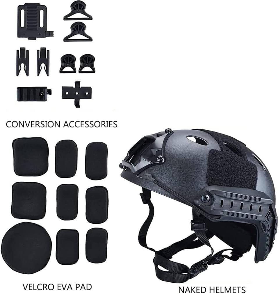 TS TAC-SKY Einstellbare CS Jagd Zubehör Tactical Fast Helm Sets Mit Airsoft Maske Und Paintball Schutzbrille Outdoor Taktische Ausrüstung 3 61UkRRdjPfL. AC SL1024 - antaresshop.de