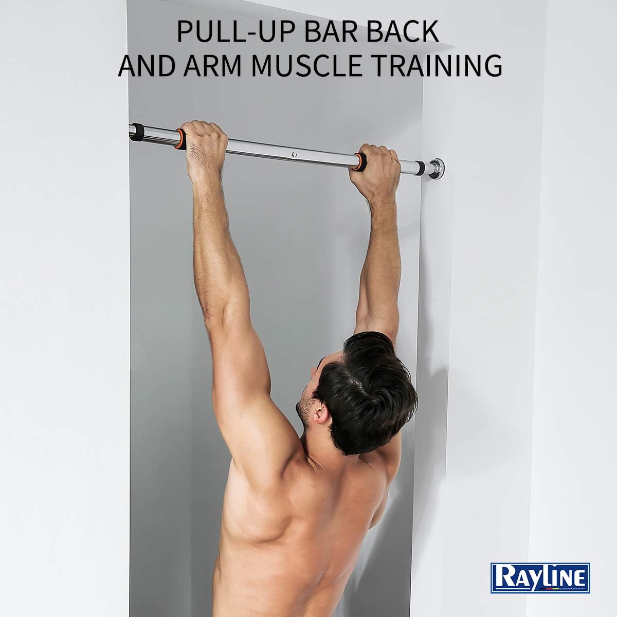 Rayline Klimmzugstange mit Handpolster Reckstange Training-Fitness-Bodybuilding-Gymnastik-Aerobic-Krafttraining 2 61XwaIodIZL. AC SL1200 - antaresshop.de