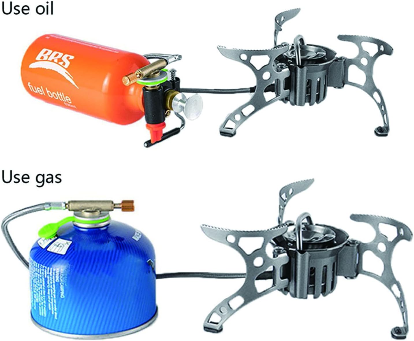 BRS-8 Multi Fuel Outdoor Kocher - Tragbarer Kerosinkocher mit faltbaren Gasbrennern für Camping und Picknick Kochen (BRS8+Adapter) 1 61aZ0sASvvL. AC SL1500 - antaresshop.de