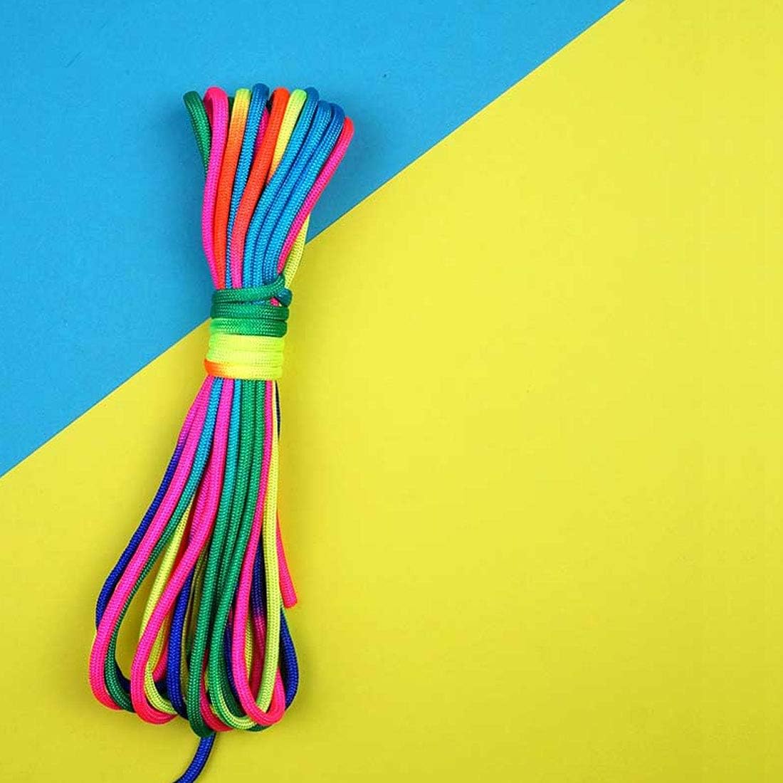 TFlower Paracord Schnur Regenbogen Nylon Seil mit 7 Strängen Fallschirmschnur Reißfestem Paracord Seil 4mm 3 61csOKStf4L. AC SL1100 - antaresshop.de