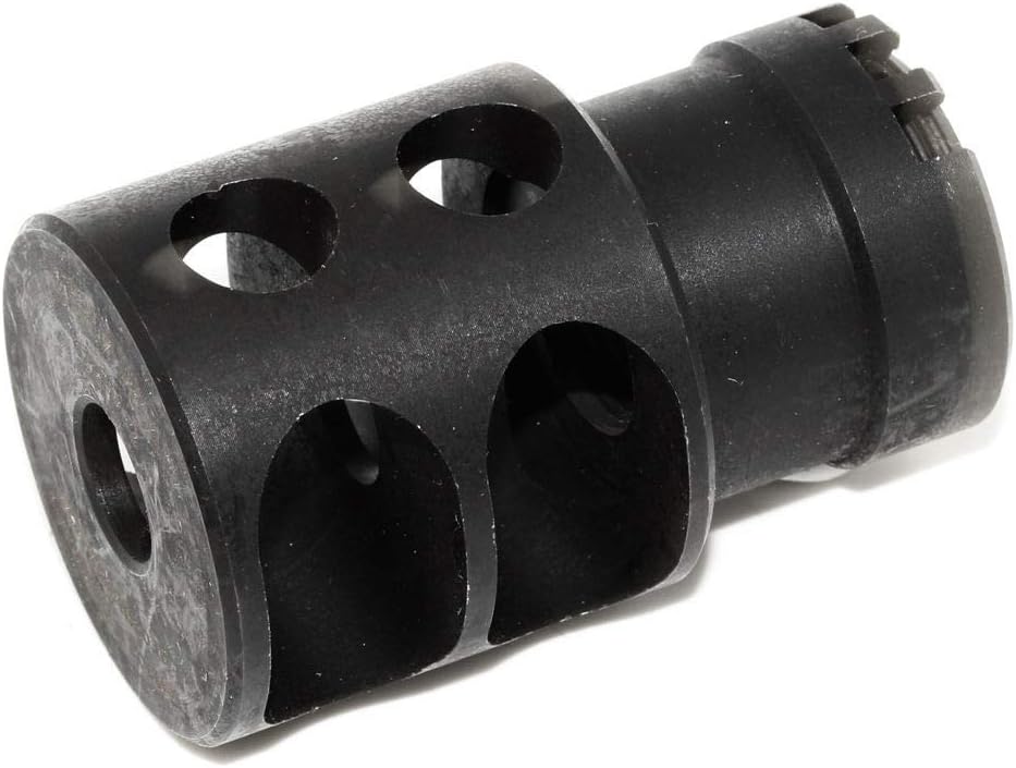 Airsoft Softair 5KU DTK-2 Style Muzzle Brake Mündungsbremse Flash Hider -14mm CCW / +24mm CW Schwarz 1 61g+bzhsPAL. AC SL1024 - antaresshop.de
