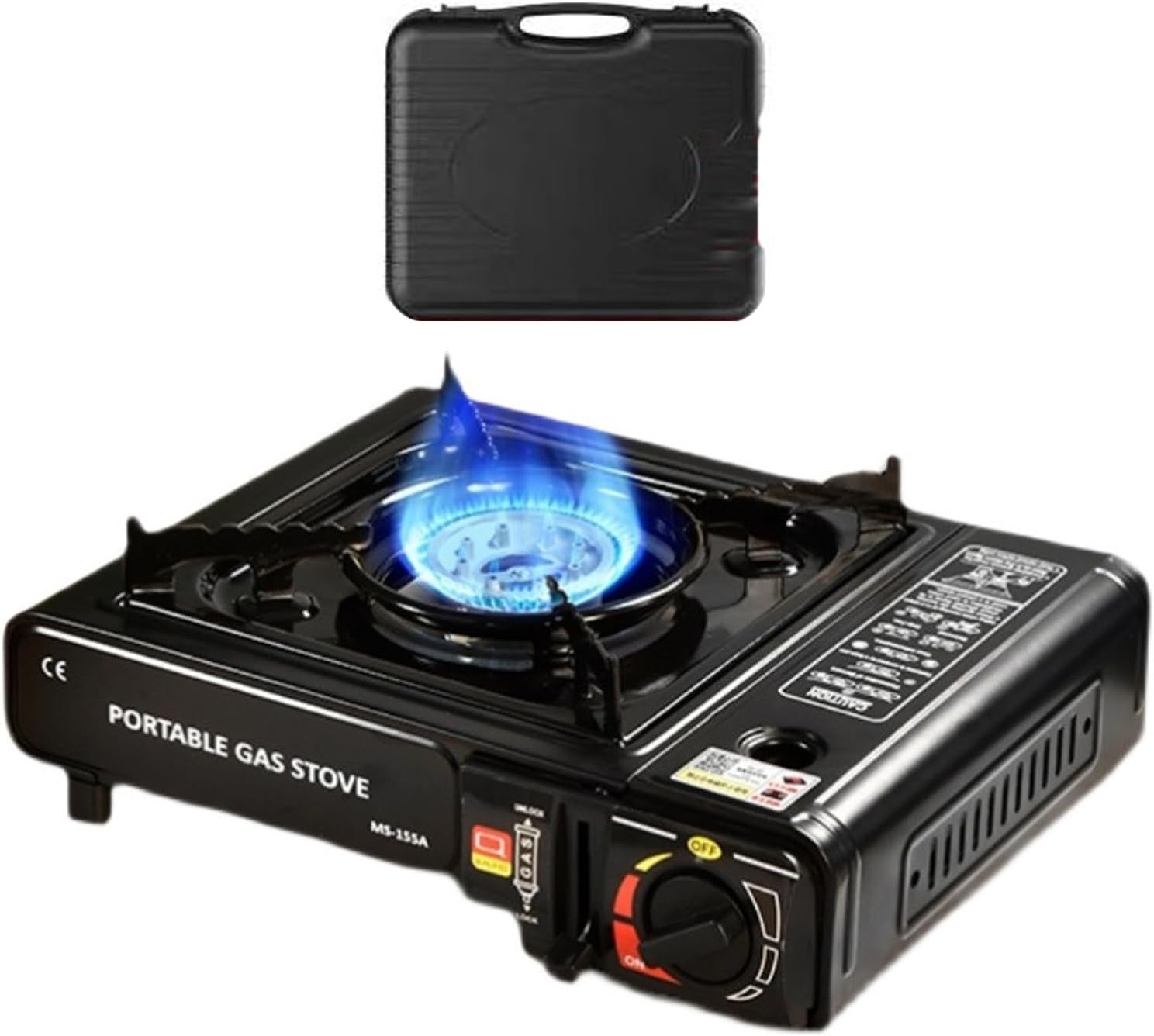Camp Bistrokocher Tragbarer Campingkocher mit Tragetasche für einfachen Transport - Premium Camping Gaskocher 2900 Watt Kapazität Kompakter Outdoorkocher Tragbar mit automatischer Zündung 1 61ie ANSR4L. AC SL1500 - antaresshop.de