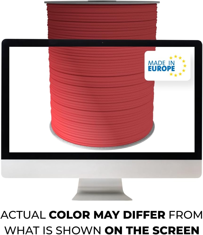 EdcX 4 mm Nylon Paracord 550 30 m (100 Fuß) – Typ III, 100% Nylonseil, 7-strängiges Seil, 4 mm Nylonseil in Volltonfarben (Black, 30 m) 15 61kaM9k3KGL. AC SL1080 - antaresshop.de