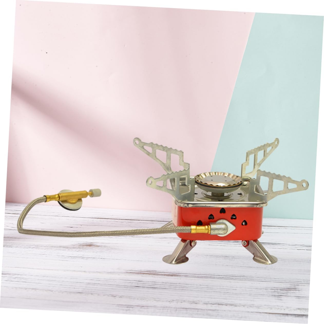 Kisangel Kleiner Wanderkocher Tragbarer Campingkocher für Den Außenbereich Zusammenklappbare Aufbewahrungstasche für Outdoor-aktivitäten 8 61n4NIeK3BL. AC SL1262 - antaresshop.de