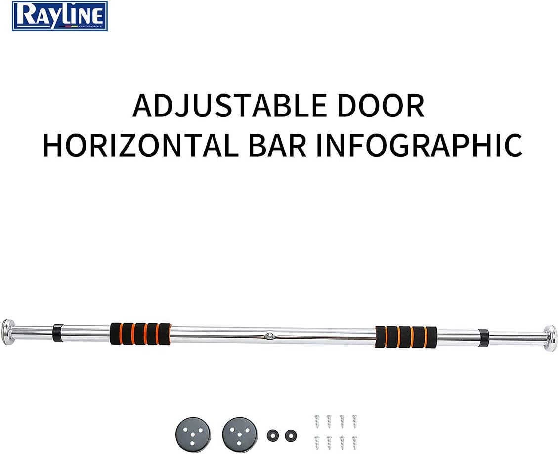 Rayline Klimmzugstange mit Handpolster Reckstange Training-Fitness-Bodybuilding-Gymnastik-Aerobic-Krafttraining 3 61rwsrFqfiL. AC SL1200 - antaresshop.de