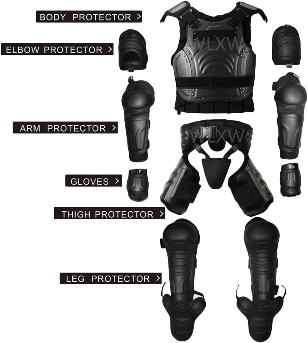 WLXW Damascus Flexforce Military Vest Ganzkörperschutz Tactical Airsoft Armour Vest Set, SWAT Schutzausrüstung Paintball Combat Cosplay 5 61y65TuyilL. AC SL1200 - antaresshop.de