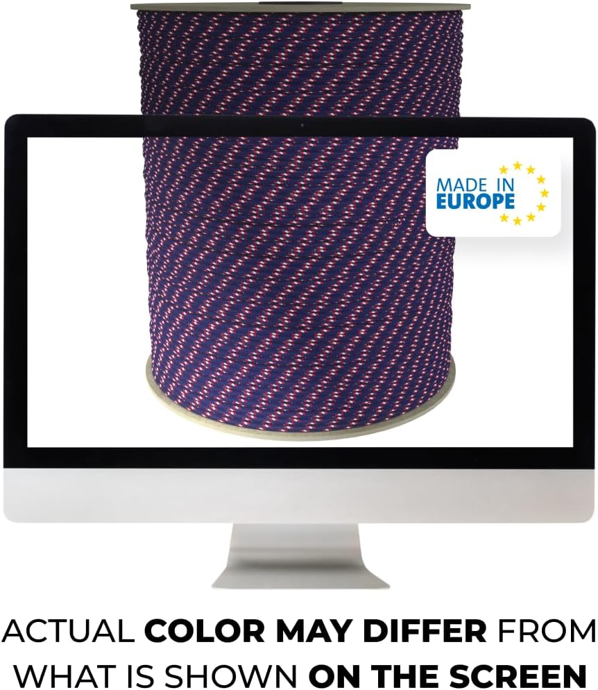 EdcX 4 mm Nylon Paracord 550 30 m (100 Fuß) – Typ III, 100% Nylonseil, 7-strängiges Seil, 4 mm Nylonseil in Volltonfarben (Black, 30 m) 302 61yXtUbUe4L. AC SL1080 - antaresshop.de
