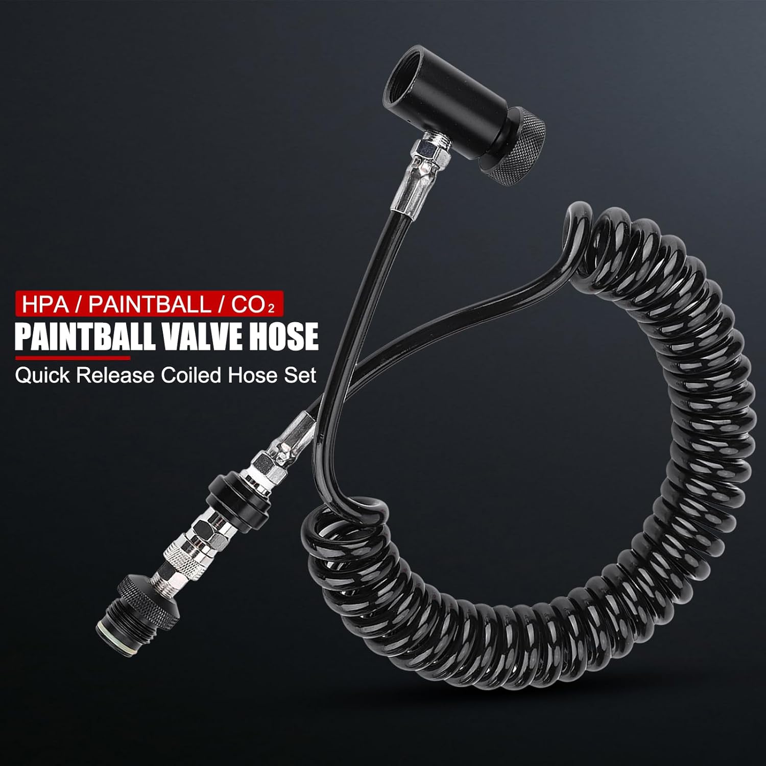 EVTSCAN Remote Line Kit, Paintball Marker Remote Spulenzylinder-Anschlussventil Paintball-Schlauch Wellschlauch mit Remote-EIN/Aus-Ventil 2 71KY7yMEuuL. AC SL1500 - antaresshop.de