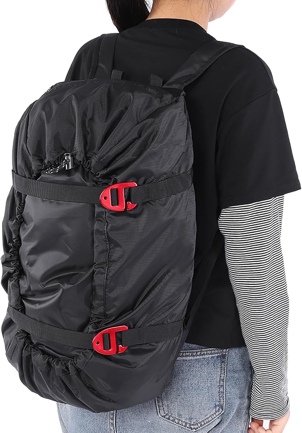 BOROCO Klettertasche, 3-Farben-Kletterseil-Set, Wasserdichter, Faltbarer Schultergurt, Wurfseiltasche Für Outdoor-Camping-Wandern 8 - antaresshop.de
