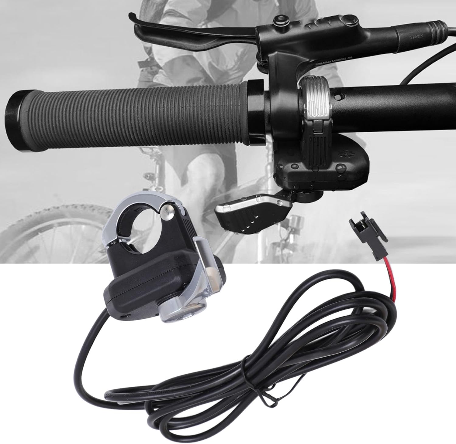 Empfindliche Geschwindigkeitsregelung Daumengashebel ABS-Material 22,2 Mm Lenker Robustes Kabel und Anschlüsse für Elektro-Fahrrad-Roller 4 71yWAgKN6jL. AC SL1500 - antaresshop.de