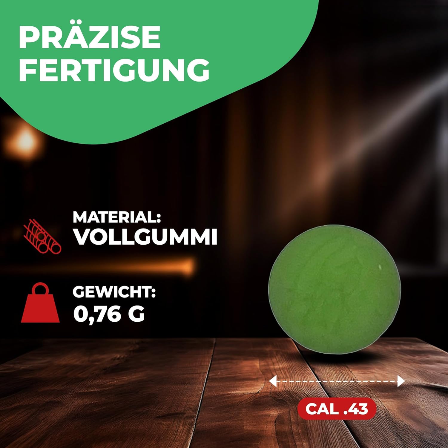 500 x RB Cal.43 grün Rubberball Gummigeschosse Fritz-Cell kompatibel mit T4E HDR50 / HDP5 6 711oQpzlpnL. AC SL1500 - antaresshop.de