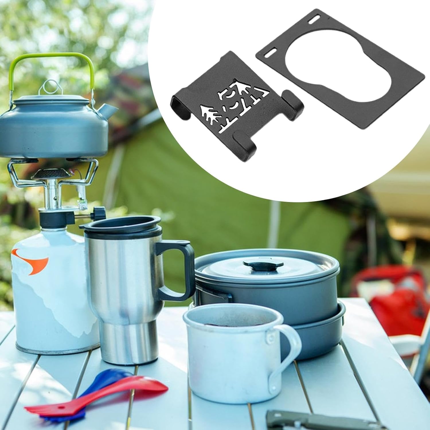 Oshhni Camping Tisch Gas Tank Halterung für Outdoor Aktivitäten 4 71k35LbByaL. AC SL1500 - antaresshop.de