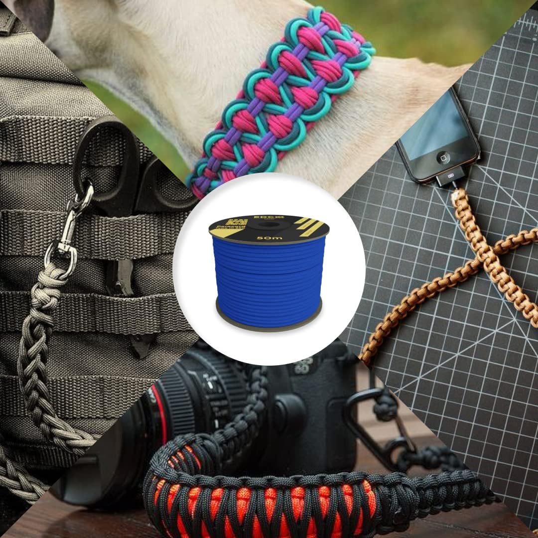 EdcX 4 mm Nylon Paracord 550 30 m (100 Fuß) – Typ III, 100% Nylonseil, 7-strängiges Seil, 4 mm Nylonseil in Volltonfarben (Black, 30 m) 58 71zyA0AFJ6L. AC SL1080 - antaresshop.de