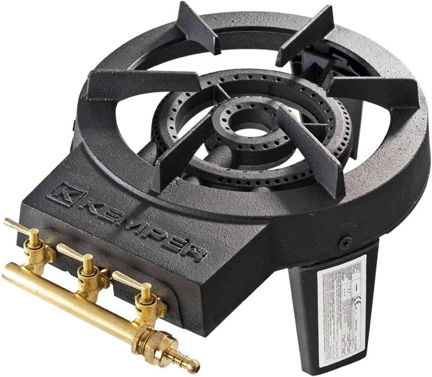 8,6 kW dreibeiniger Gasherd aus Gusseisen - 104988 - kemper 3 71+aU27PD4L. AC SL1500 - antaresshop.de