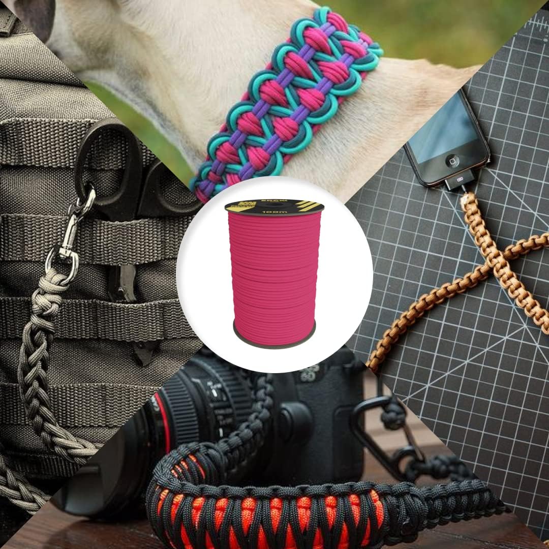 EdcX 4 mm Nylon Paracord 550 100 m (330 Fuß) – Typ III, 100% Nylonseil, 7-strängiges Seil, 4 mm Nylonseil in Volltonfarben (Reflective Green, 100 m) 221 71CVUUu36jL. AC SL1080 - antaresshop.de