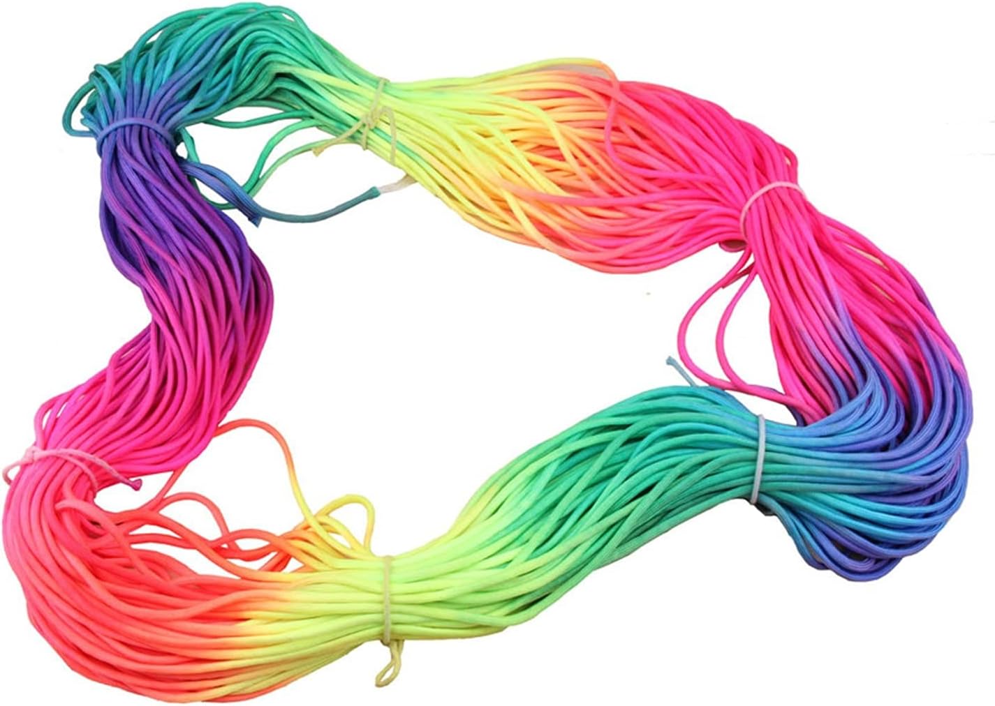 100m Rainbow Paracord, 550 Paracord Parachute Cord Lanyard Seil 7 Strang Klettern Camp Hergestellt von Nylon (Color : Dark rainbow) 1 71bWKrUS6RL. AC SL1500 - antaresshop.de