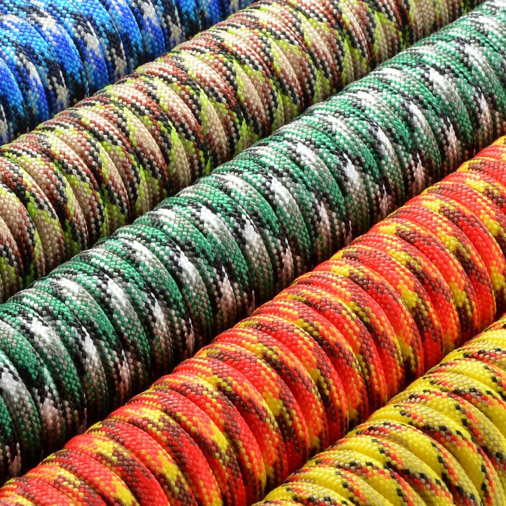Ganzoo Paracord 550 Seil, Nylon-Polyester, 4mm, Typ 3, 30 Meter, 7 Kernstränge, Outdoor-Schnur, Allzweck-Seil, Hundehalsband, Hundeleine, Armband knüpfen, Camping, Survival - rot weiß 7 81Ia4CV072L. AC SL1001 - antaresshop.de