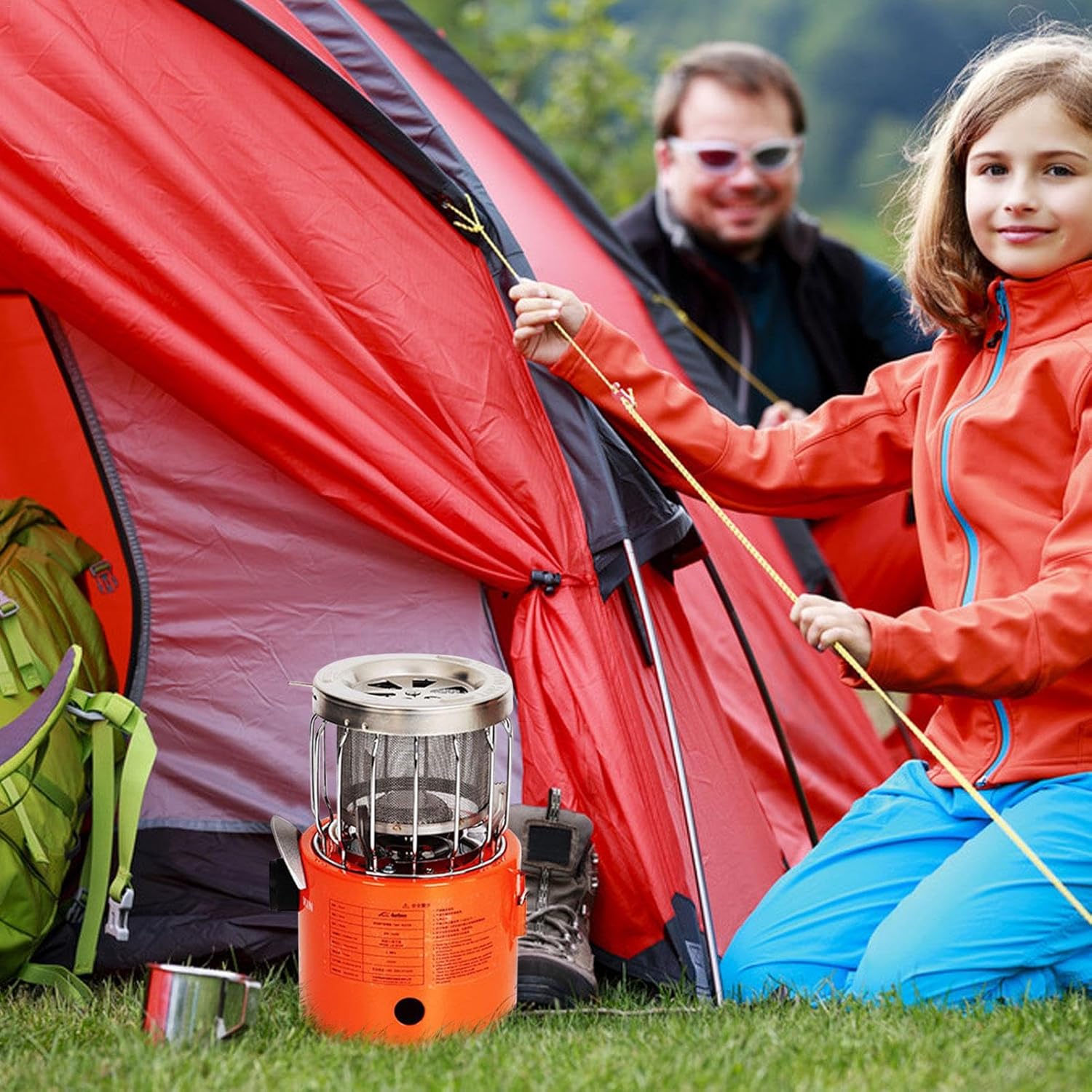 Propanheizer und Herd – Tragbarer Camping-Heizer, doppelte Funktionalität, Propanheizer für den Außenbereich, Kombination aus Campingkocher, Heizung und Herd, 2-in-1 4 81SkDhoH6cL. AC SL1500 - antaresshop.de