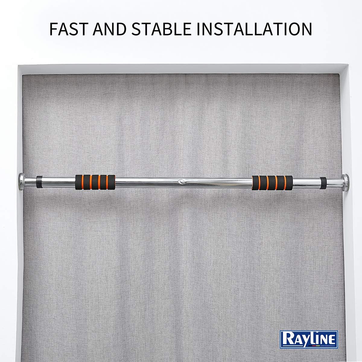 Rayline Klimmzugstange mit Handpolster Reckstange Training-Fitness-Bodybuilding-Gymnastik-Aerobic-Krafttraining 4 81zaGFoAoEL. AC SL1200 - antaresshop.de