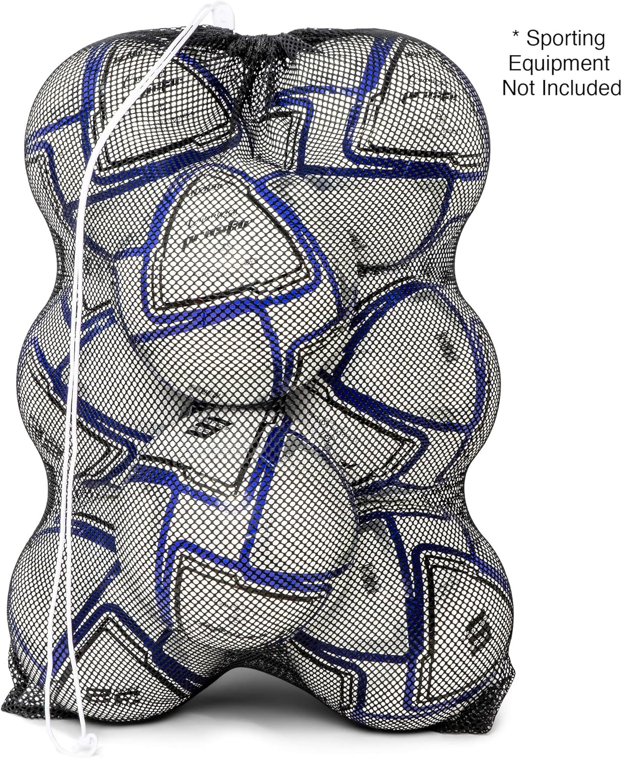 Champion Sports Netztasche für Sportausrüstung, Mehrzweck-Nylon-Kordelzug mit Schloss und ID-Tag für Bälle, Strand, Wäsche 18 91xLYg1 EuL. AC SL1500 - antaresshop.de